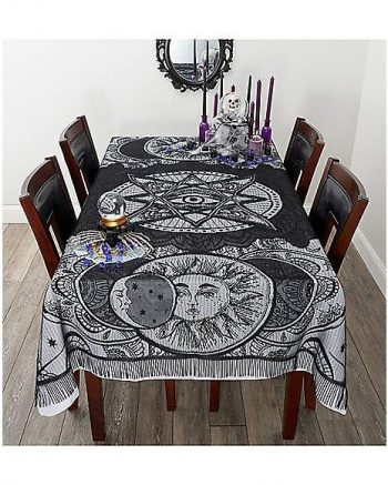 7 Ft Tarot Celestial Tablecloth - Decorations