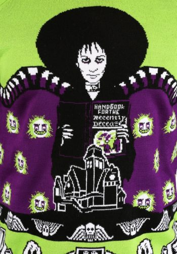 Adult Beetlejuice Lydia Deetz Ugly Halloween Sweater