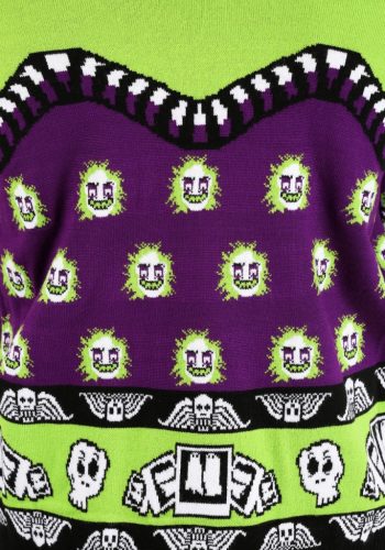 Adult Beetlejuice Lydia Deetz Ugly Halloween Sweater