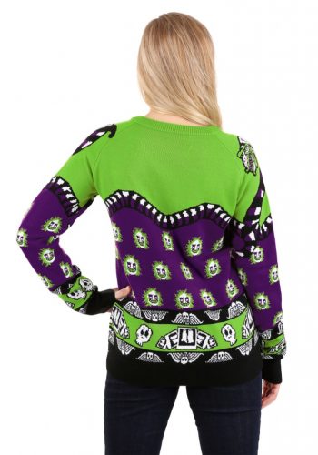 Adult Beetlejuice Lydia Deetz Ugly Halloween Sweater