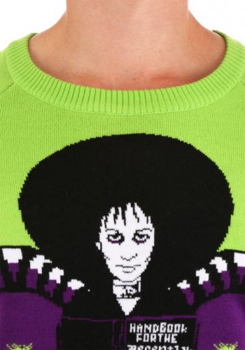 Adult Beetlejuice Lydia Deetz Ugly Halloween Sweater