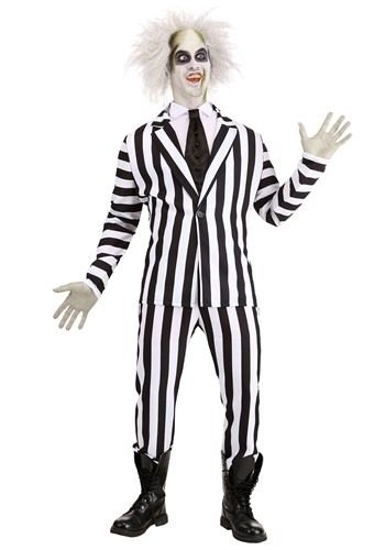 Adult Beetlejuice Plus Size Costume