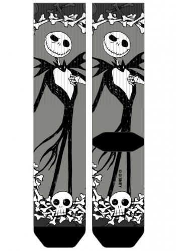 Adult Nightmare Before Christmas Jack Bones Sublimated Socks Unisex