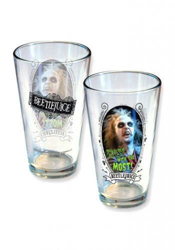 Beetlejuice 16 oz Ghost with the Most Pint Glass