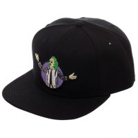 Beetlejuice Black Snapback Hat