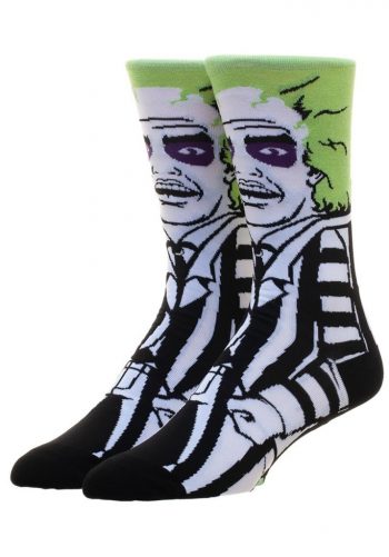 Classic Films Beetlejuice 360 Character Crew Sock