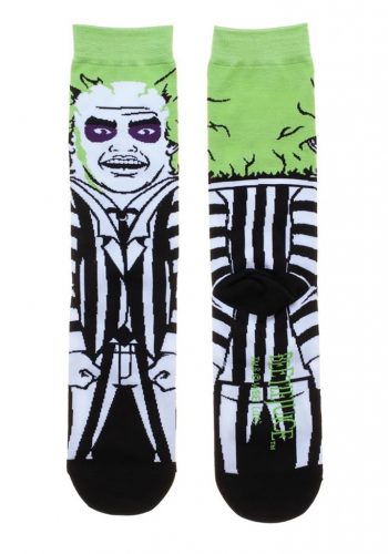 Classic Films Beetlejuice 360 Character Crew Sock