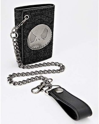 Denim Jack Skellington Chain Wallet - The Nightmare Before Christmas