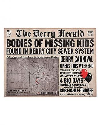 Derry Herald Newspaper Sign - IT