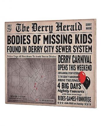 Derry Herald Newspaper Sign - IT