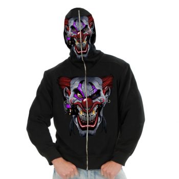 Evil Clown Adult Mens Hoodie