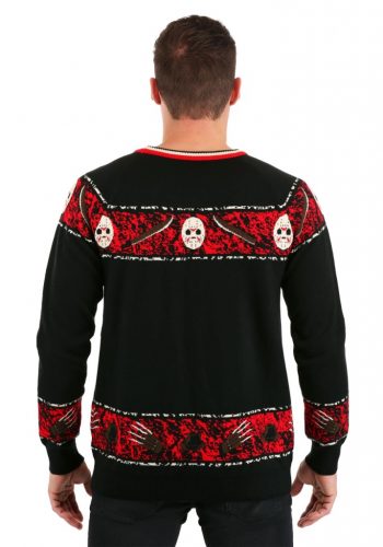 Freddy vs Jason Ugly Halloween Sweater