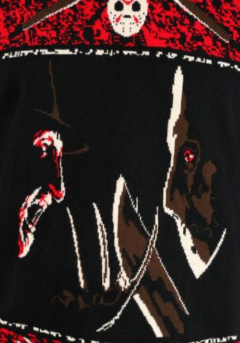 Freddy vs Jason Ugly Halloween Sweater