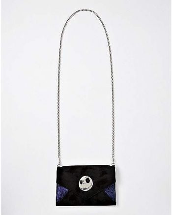 Glitter Jack Skellington Cross Body Clutch - The Nightmare Before Christmas