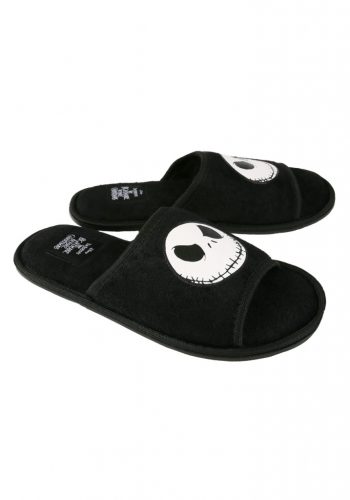 Jack Skellington Open-Toe Slippers