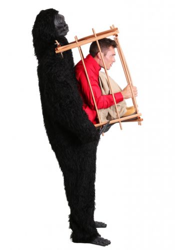 Man in a Gorilla Cage Costume