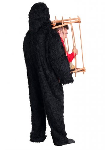 Man in a Gorilla Cage Costume