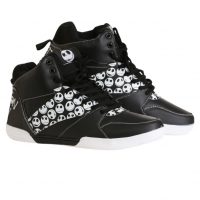 Men's Nightmare Before Christmas Jack Skellington High-Top Sneakers