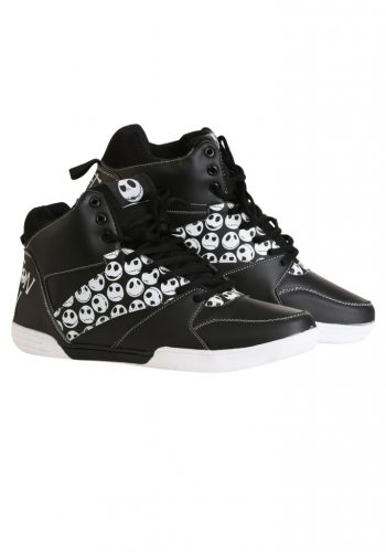 Men's Nightmare Before Christmas Jack Skellington High-Top Sneakers