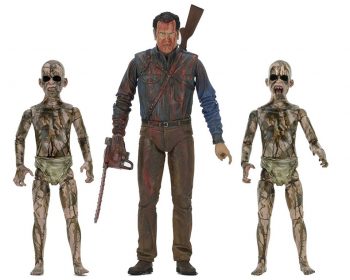 NECA Bloody Ash vs Demon Spawn Action Figure (3 Pack), 7"