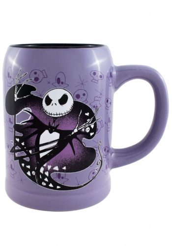 Nightmare Before Christmas Jack Hearts 22oz Ceramic Stein Mug