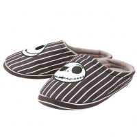 Nightmare Before Christmas Jack Skellington Striped Men's Slippers