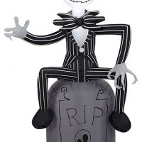 Nightmare Before Christmas Jack on Tombstone