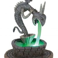 Nightmare Before Christmas Light-Up Town Square Fountain Figurine