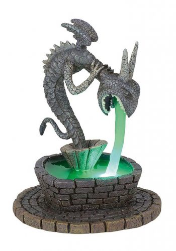 Nightmare Before Christmas Light-Up Town Square Fountain Figurine