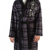 Nightmare Before Christmas Pumpkin King Hooded Bathrobe