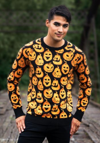 Pumpkin Frenzy Ugly Halloween Sweater