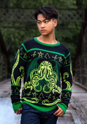 Rage of Cthulhu Ugly Halloween Sweater