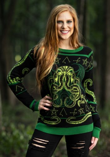 Rage of Cthulhu Ugly Halloween Sweater