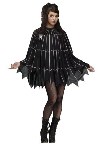 Spider Web Poncho Costume