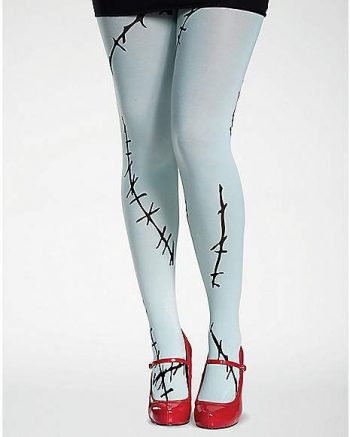 Stitched Sally Tights - The Nightmare Before Christmas