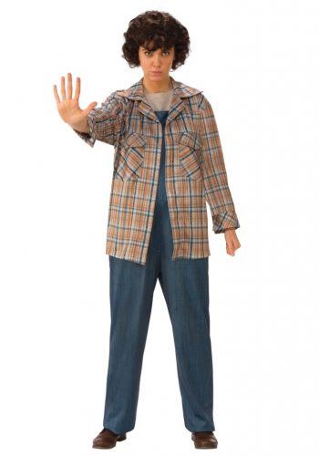 Stranger Things Eleven Adult Plaid Shirt