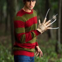 Striped Nightmare on Elm Street Freddy Sweater