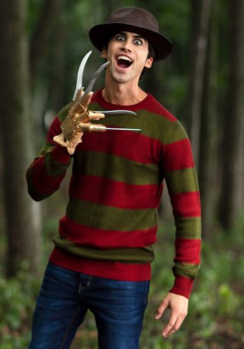 Striped Nightmare on Elm Street Freddy Sweater