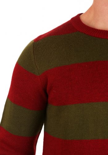 Striped Nightmare on Elm Street Freddy Sweater