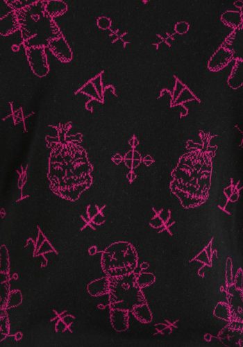 Voodoo Skull Ugly Halloween Sweater for Adults