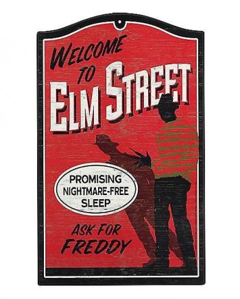 Welcome to Elm Street Sign - A Nightmare on Elm Street