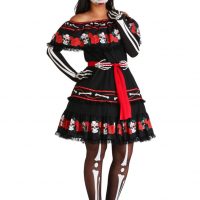 Women's Sugar Skull Costume