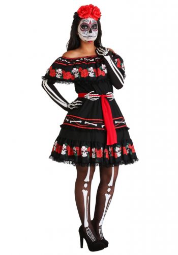 Women's Sugar Skull Costume