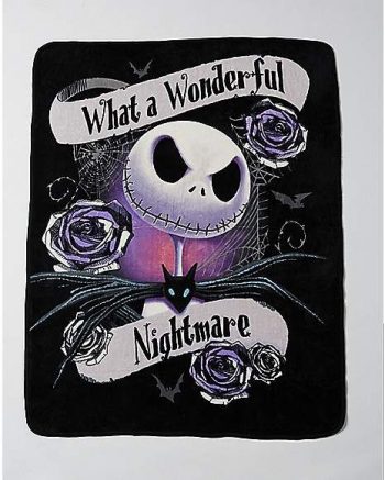 Wonderful Nightmare Fleece Blanket - The Nightmare Before Christmas