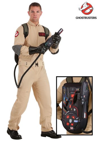 Ghostbusters Men's Plus Size Cosplay Costume