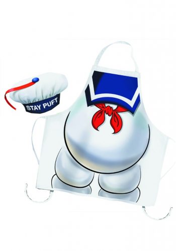 Ghostbusters Stay Puft Apron and Chef Hat Set