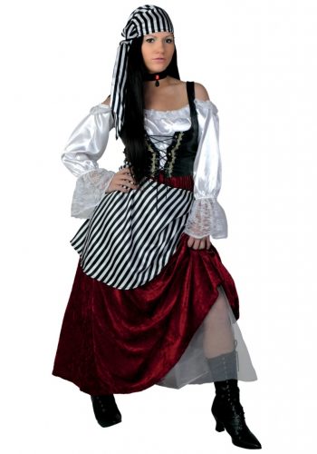 Plus Size Deluxe Pirate Wench Costume