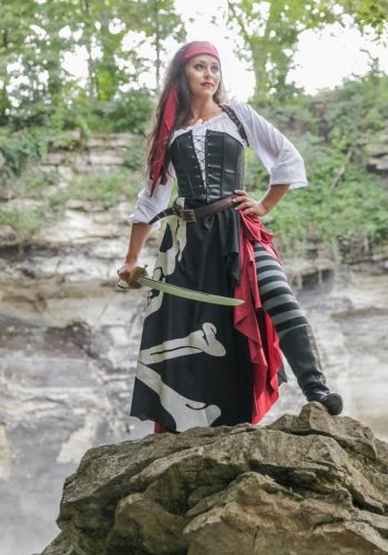 Women's Pirate Flag Gypsy Costume