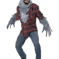 Adult Gray Lycan Werewolf Costume