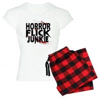 CafePress Horror Flick Junkie Pajamas Women's PJs